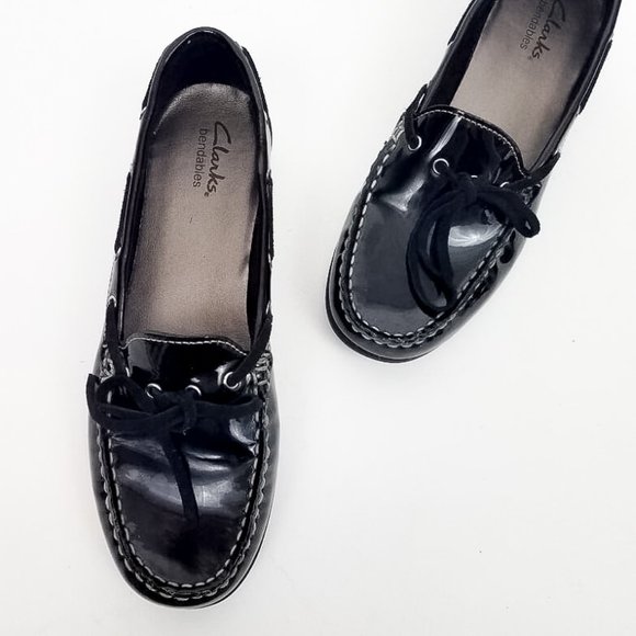 clark patent leather shoes